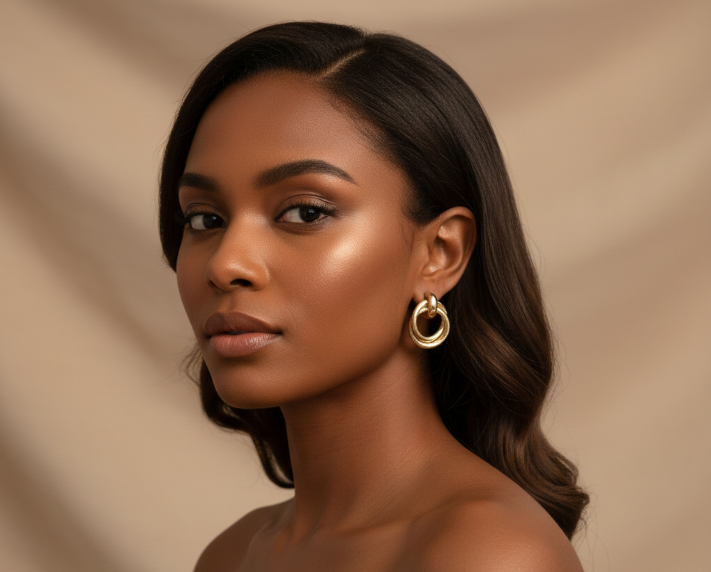 Twisted Double Hoop Earrings - Fade Resistant